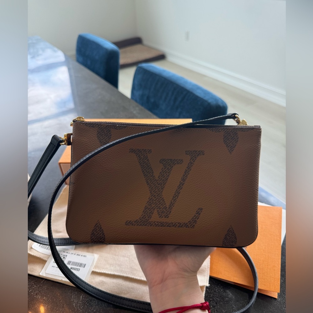 Louis Vuitton Reverse Double Zip Pochette